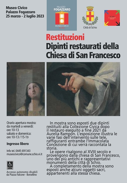 Restituzioni - dipinti restaurati della Chiesa di San Francesco